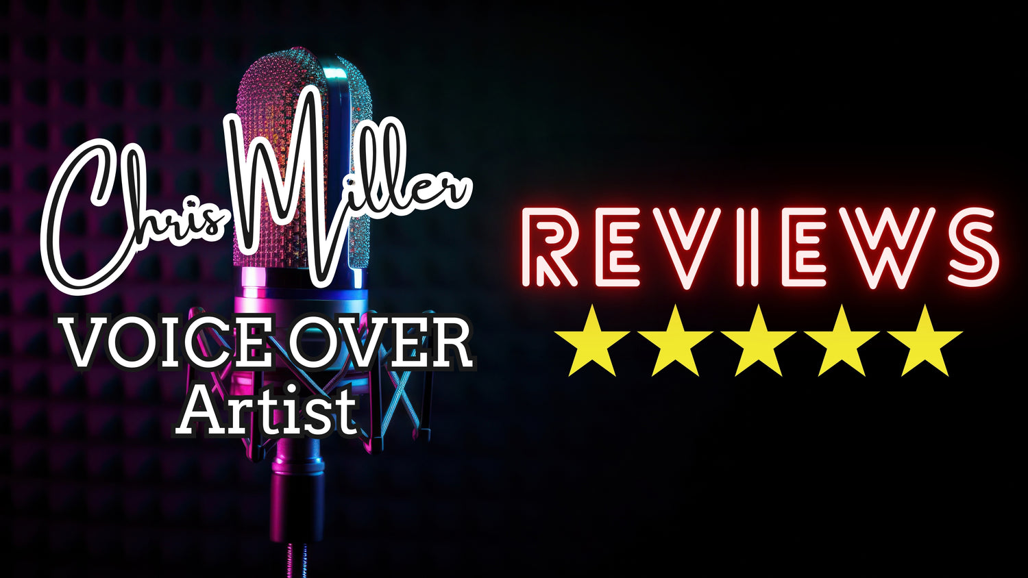 Chris Miller Voice Over Reviews Banner