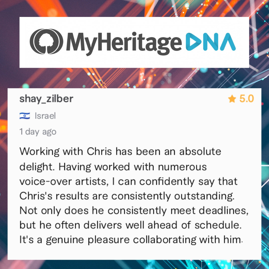 Chris Miller Australian Actor and Voice Over Artist MH DNA Review